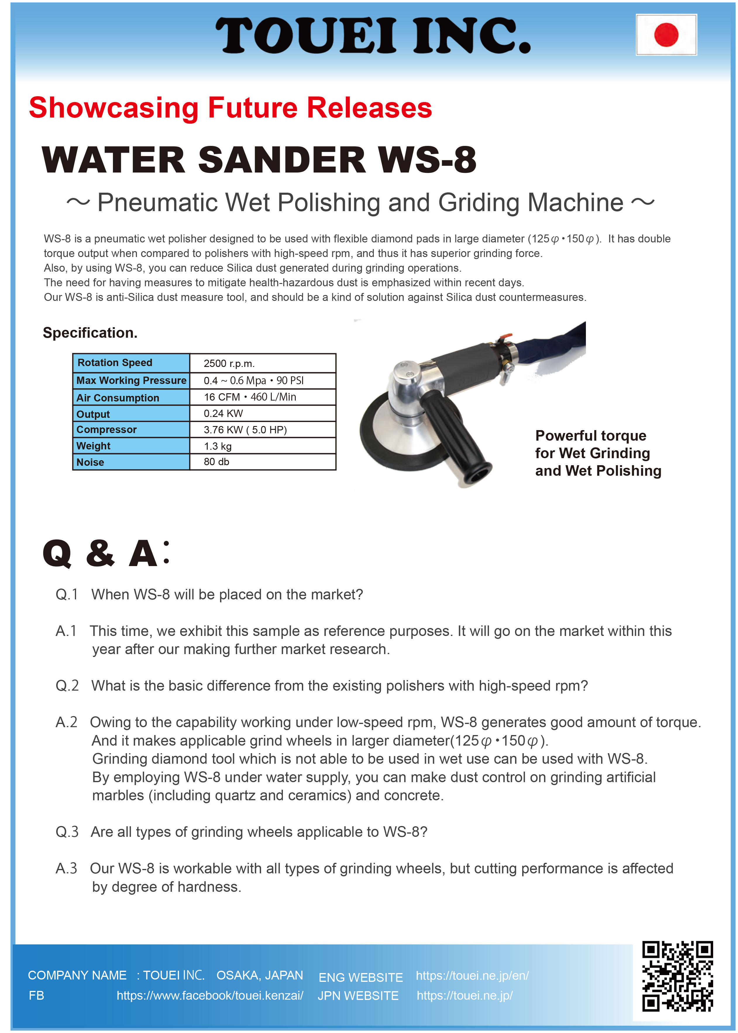 WATER SANDER WS-8